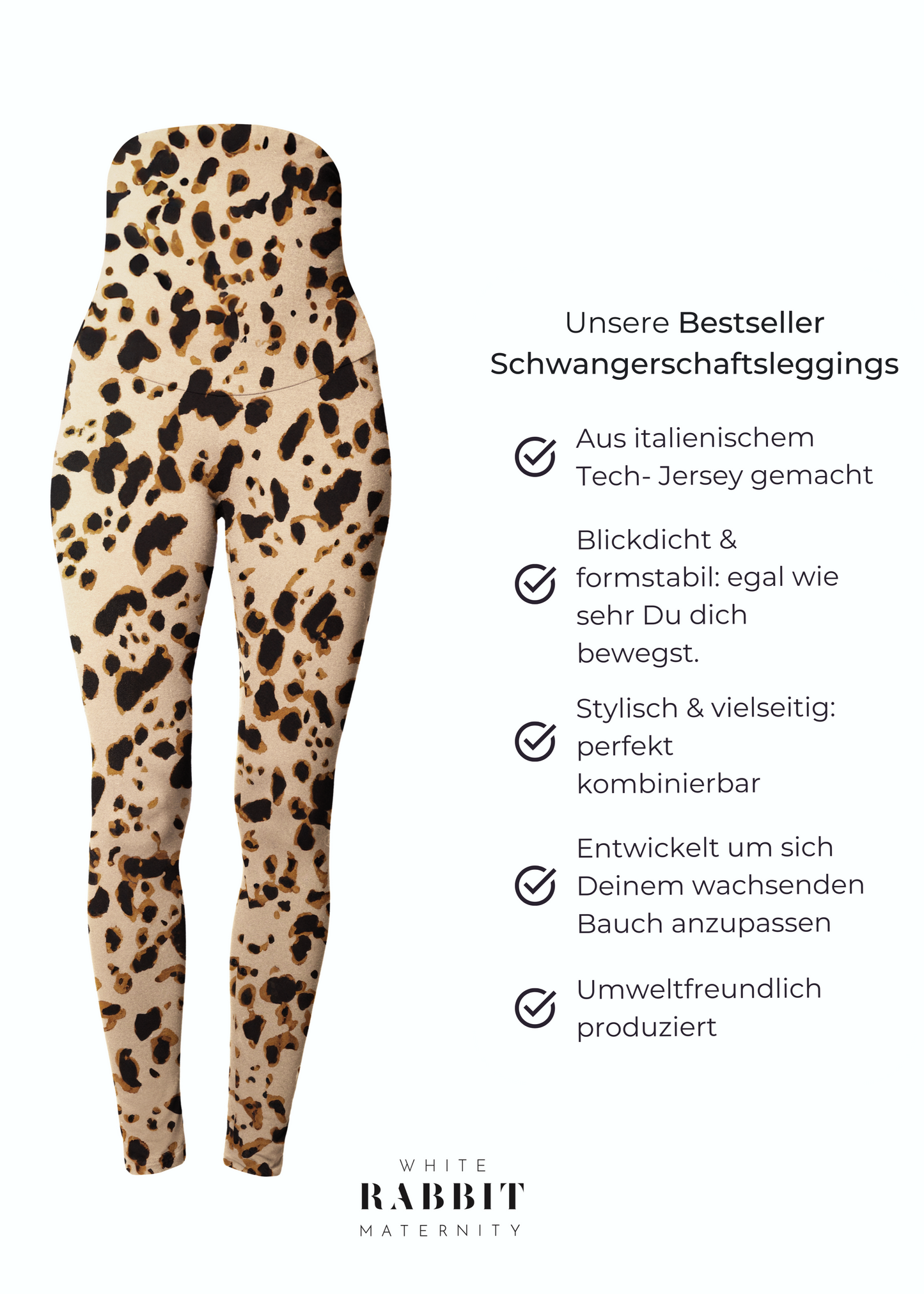 Highwaist Schwangerschafts-Leggings